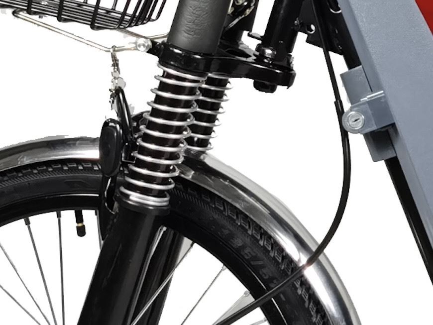 4.shock absorber assist hybrid electric bike family use1