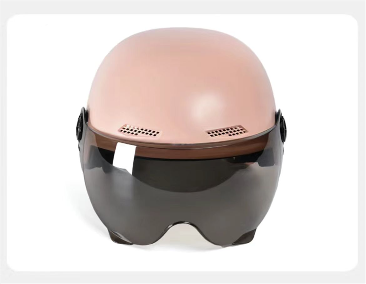 3C Certified Safety Riding Helmet Solid Color Cute Parent-child Style TK-004